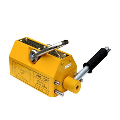 Manual permanent magnet hoist